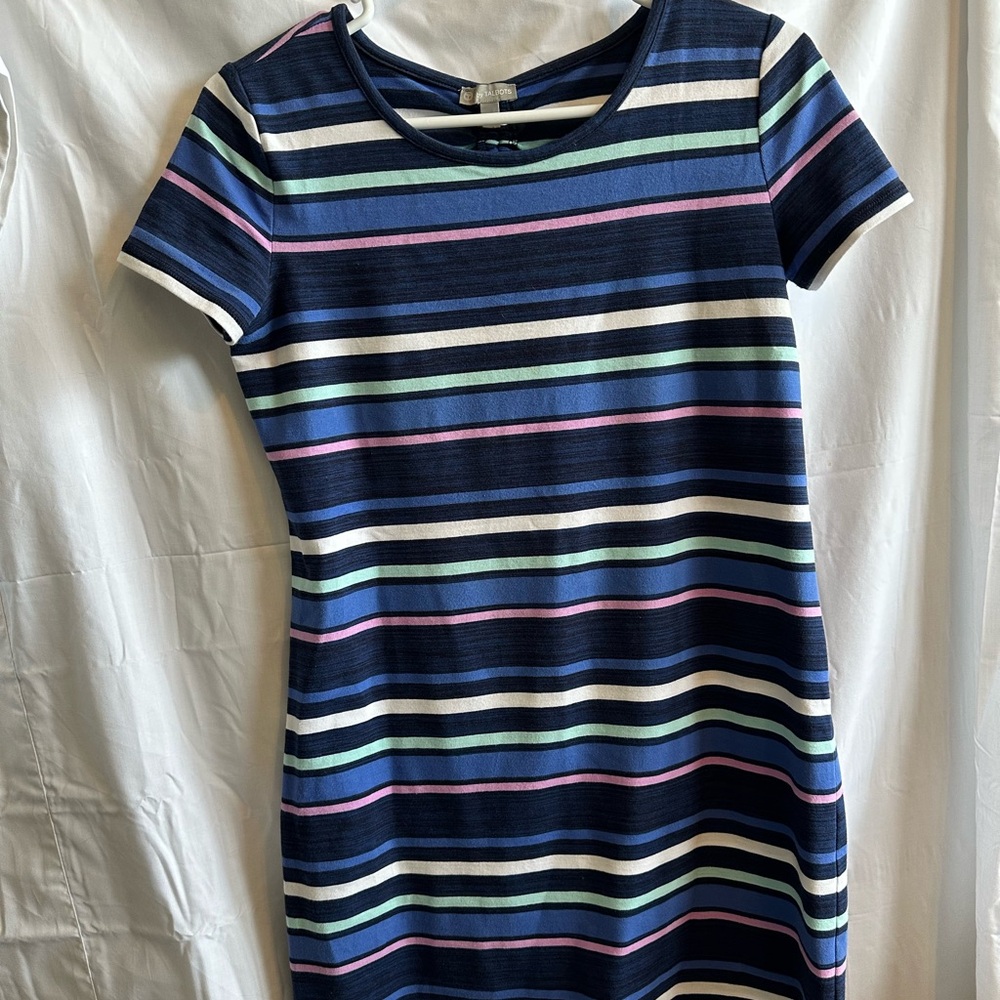 Talbots Multicolor Striped Dress